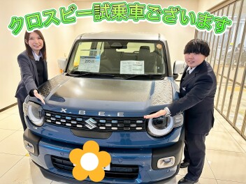 大好評クロスビー試乗車ございます！決算フェア開催中！
